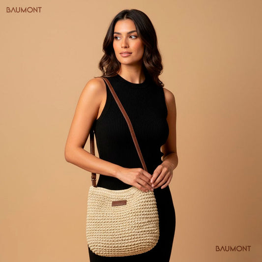 Baumont Cartagena 2026 Raffia Tote Bag