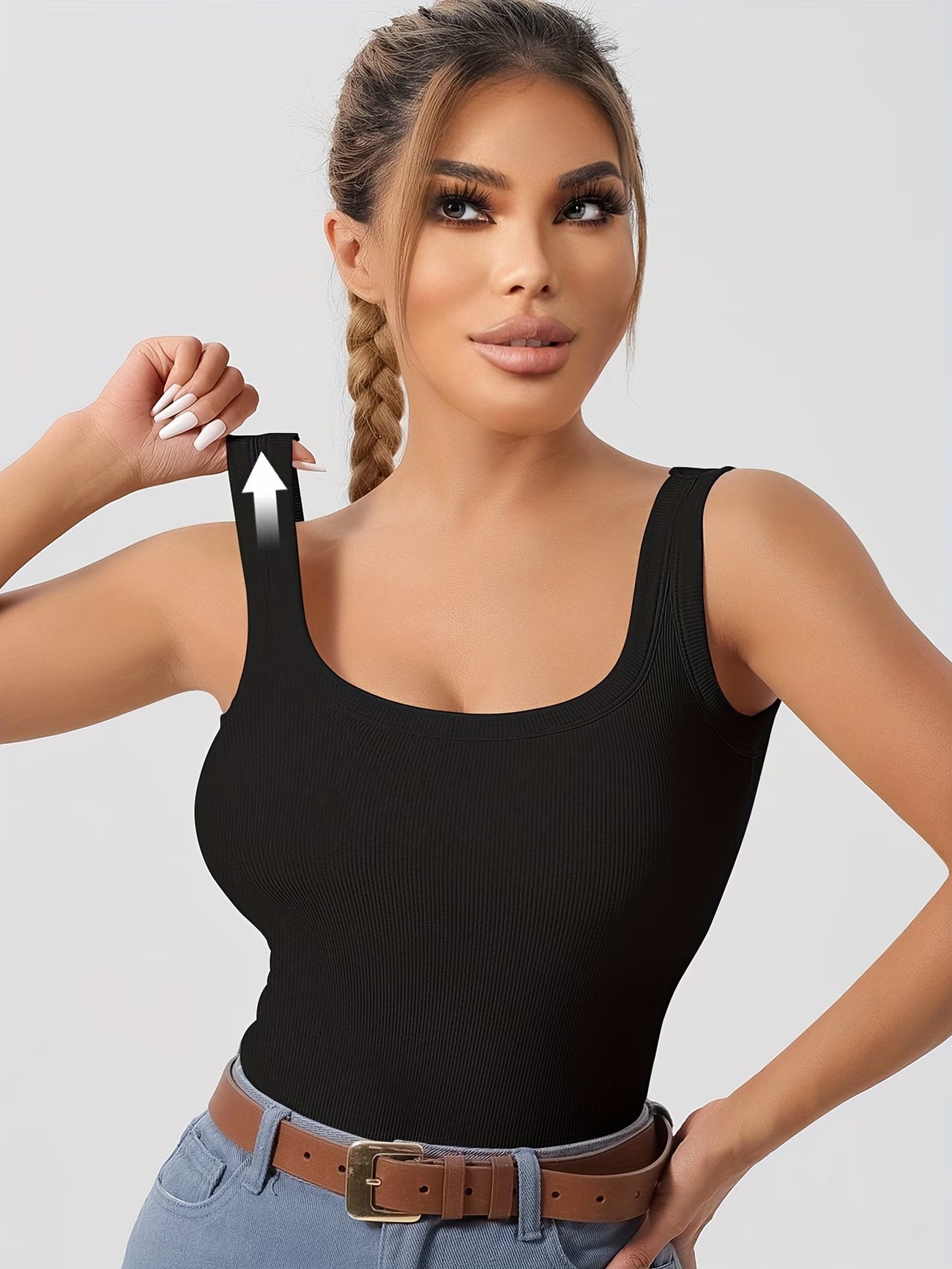 Premium Silhouette: 3 Pack SoftTouch Bra-Top