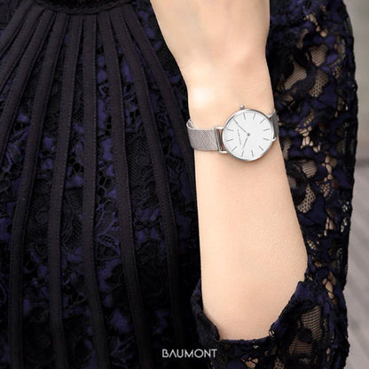 Baumont Silver Argenté Women's Watch 36mm